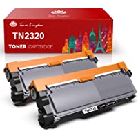 Los mejores  - Toner Kingdom 2 Pack Cartucho de tóner Compatible Brother TN2320 para su Uso en Brother HL-L2300D HL-L2320D HL-L2340DW…